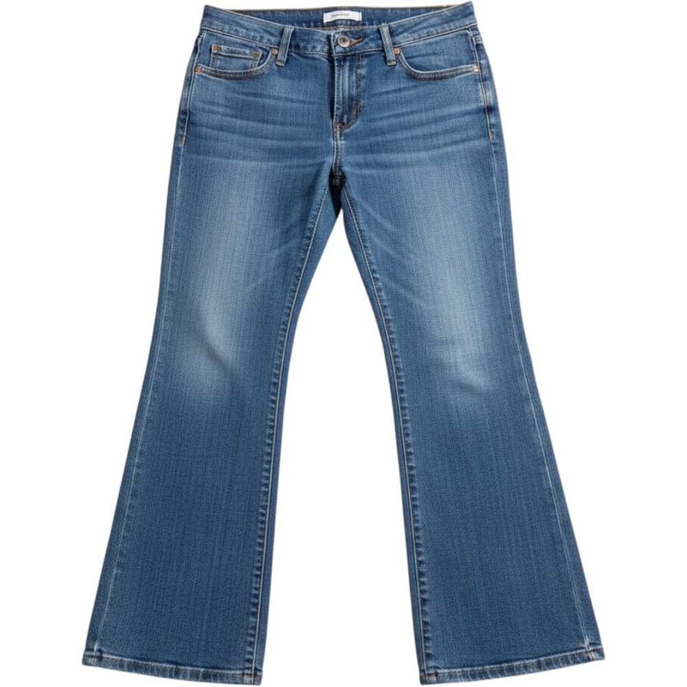 Levis 515 Boot Cut Stretch Jeans Womens 18W Medium Wash Denim Mid Rise New